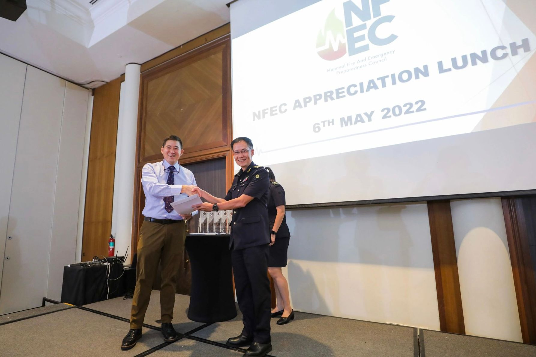 Presentation of Appointment Letter to Chairman NFEC